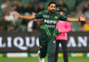 Pak vs Aus : Haris Rauf’s Fiery Five-Wicket Haul Limits Australia to 163 in Adelaide ODI haris rauf