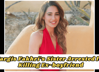 Nargis Fakhri’s Sister Arrested for Killing Ex-boyfriend Nargis Fakhri's sister arrested for killing ex-boyfriend